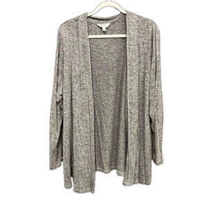 Market & Spruce Grey Open Cardigan size 3x